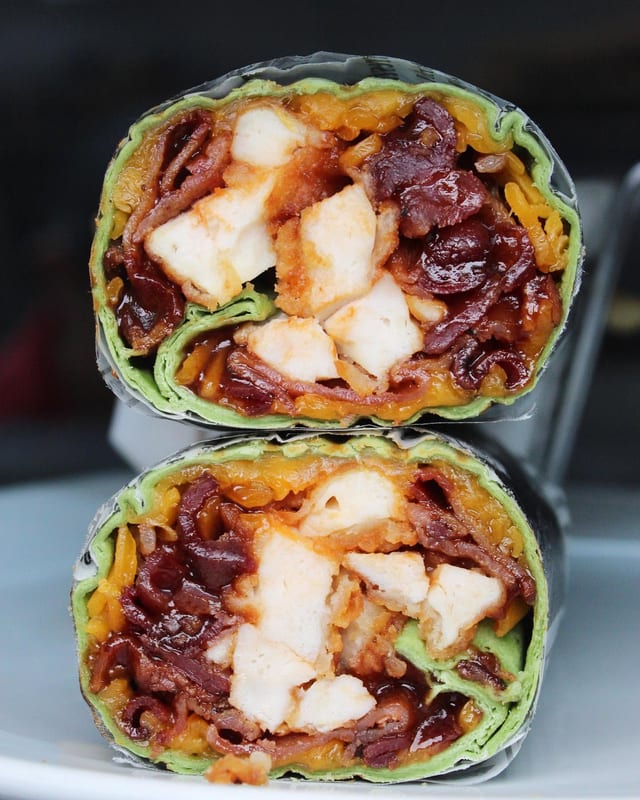 Barbecue Chicken Wrap.