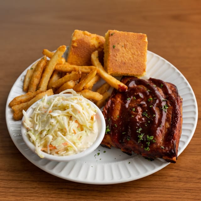 St. Louis BBQ Ribs Plate.