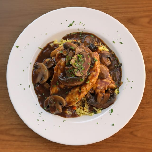 Chicken Marsala.