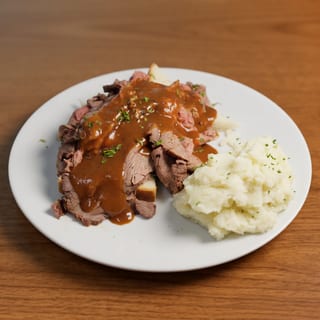 Hot Open Roast Beef or Turkey